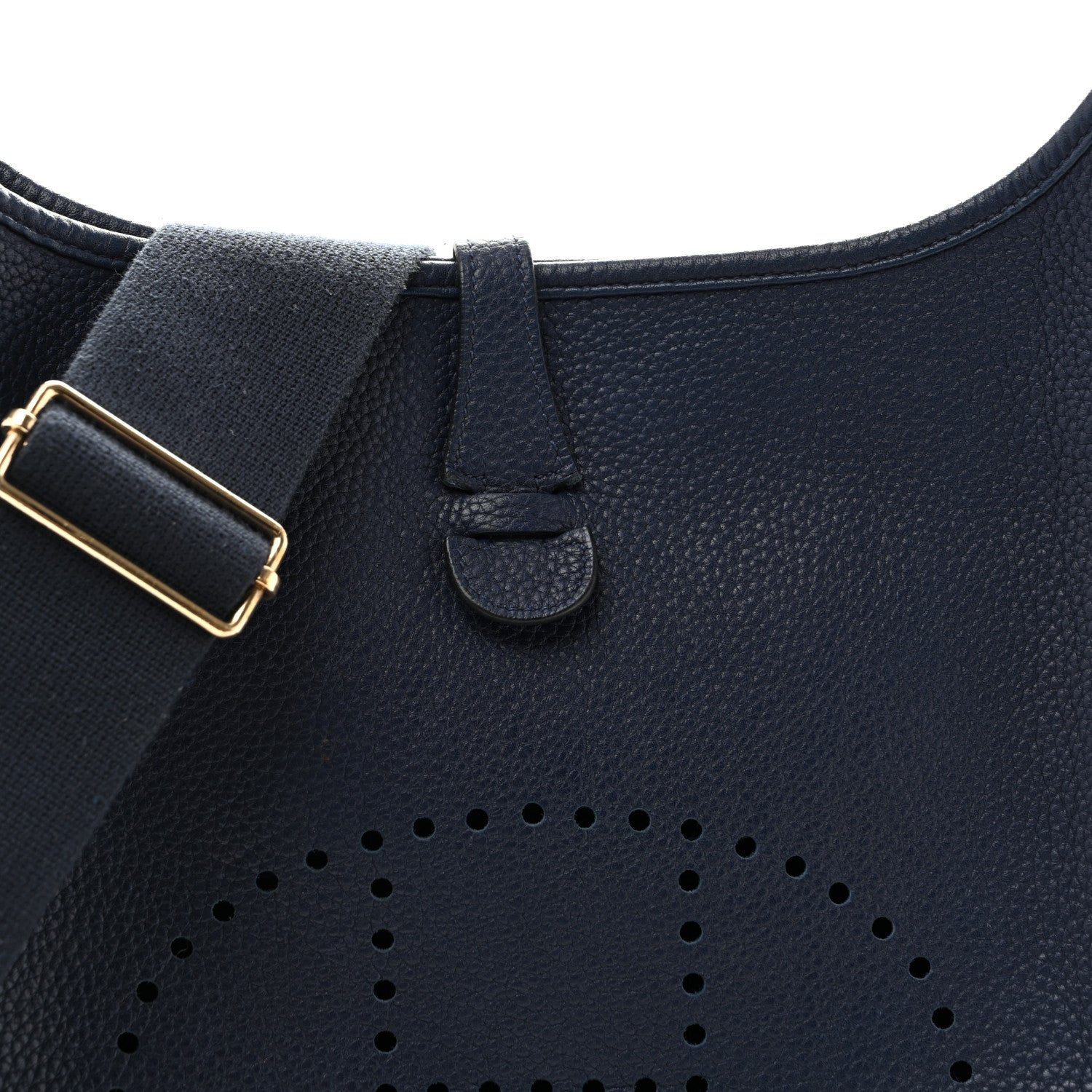Hermes Taurillon Clemence Amazone Evelyne III GM Bleu de Galice 8 of 14