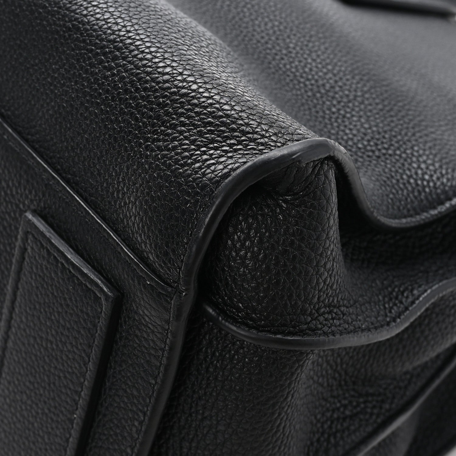 Saint Laurent Grained Calfskin Medium Souple Sac De Jour Black 9 of 12