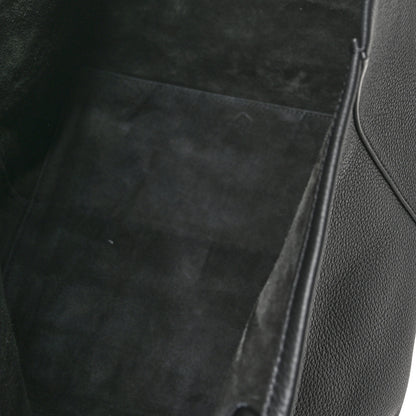 The Row Grained Calfskin Park Tote Three Black 6 of 10