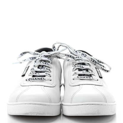 Chanel Calfskin CC Womens Sneakers 40 White 2 of 7
