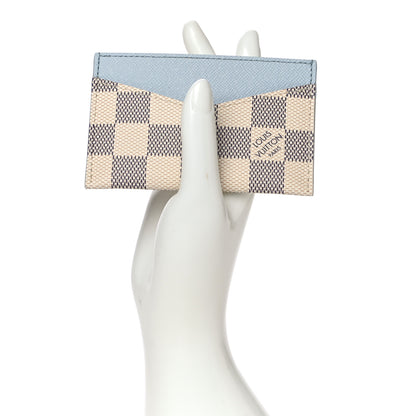 Louis Vuitton Damier Azur Daily Card Holder Olympe Blue 2 of 10