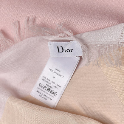Christian Dior Silk Cotton Ballerina Scarf Pink 4 of 5
