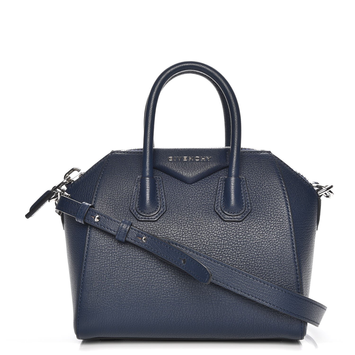 Givenchy Sugar Goatskin Mini Antigona Navy 1 of 7