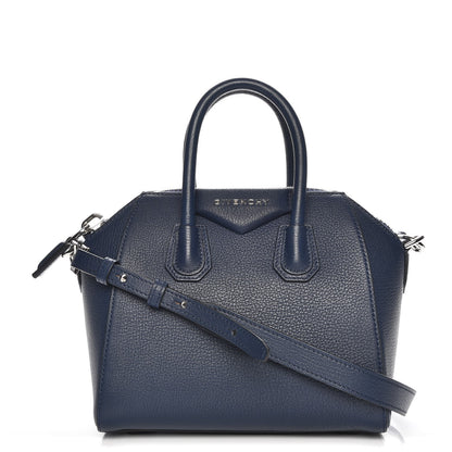 Givenchy Sugar Goatskin Mini Antigona Navy 1 of 7