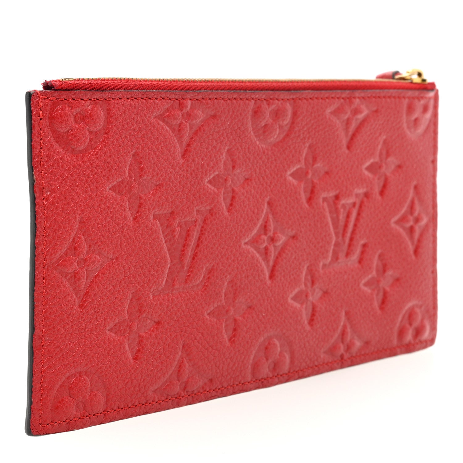 Louis Vuitton Empreinte Felicie Chain Wallet Zippered Insert Scarlet 3 of 6