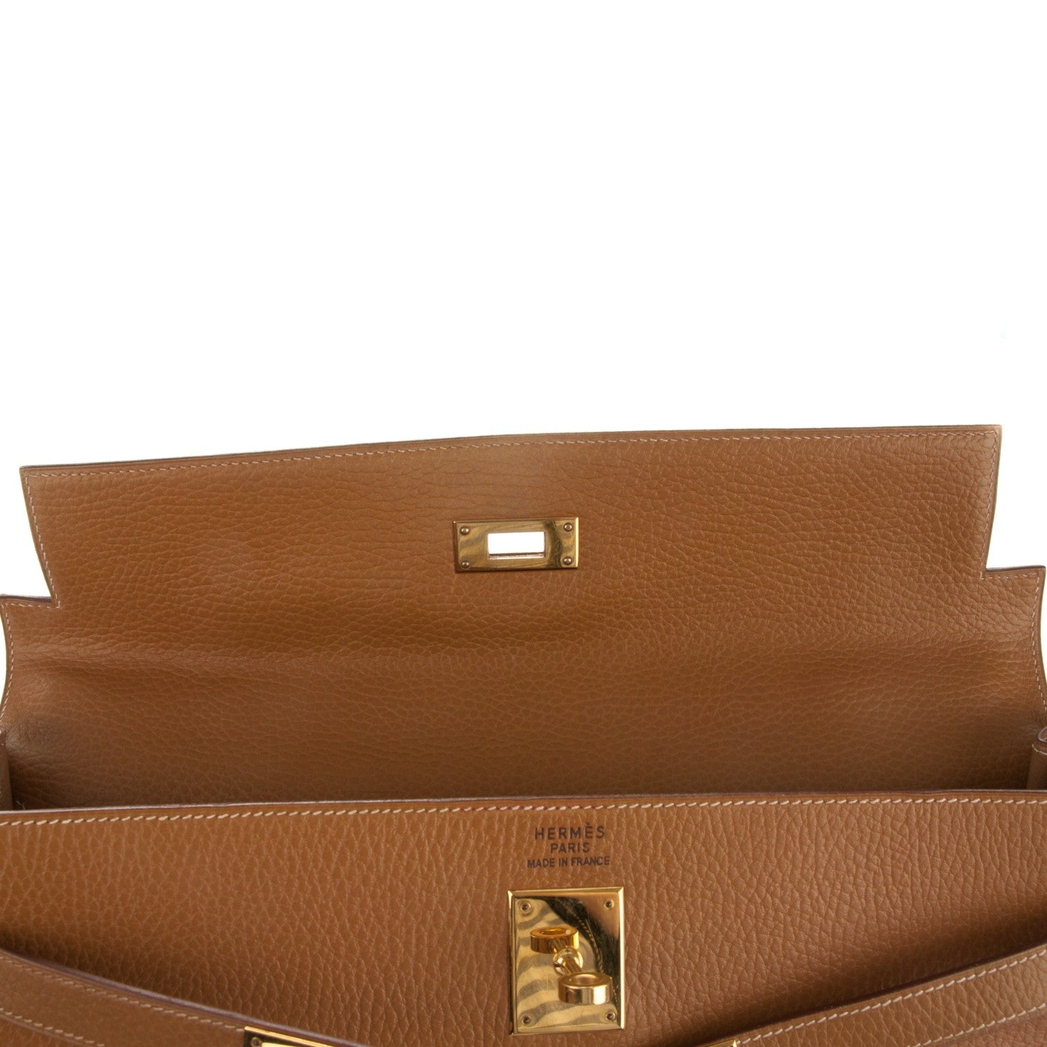 Hermes Ardennes Kelly Retourne 35 Gold 17 of 26