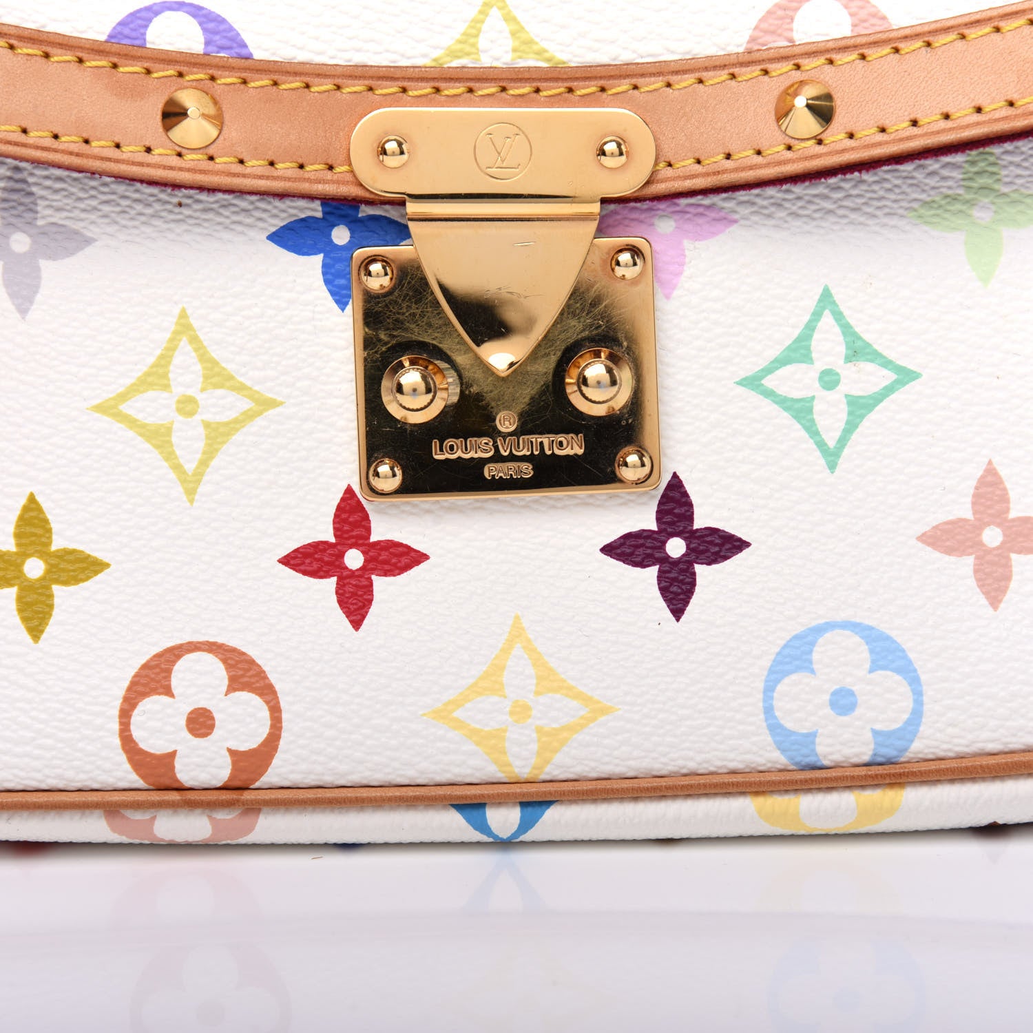 Louis Vuitton Monogram Multicolor Sologne White 9 of 10