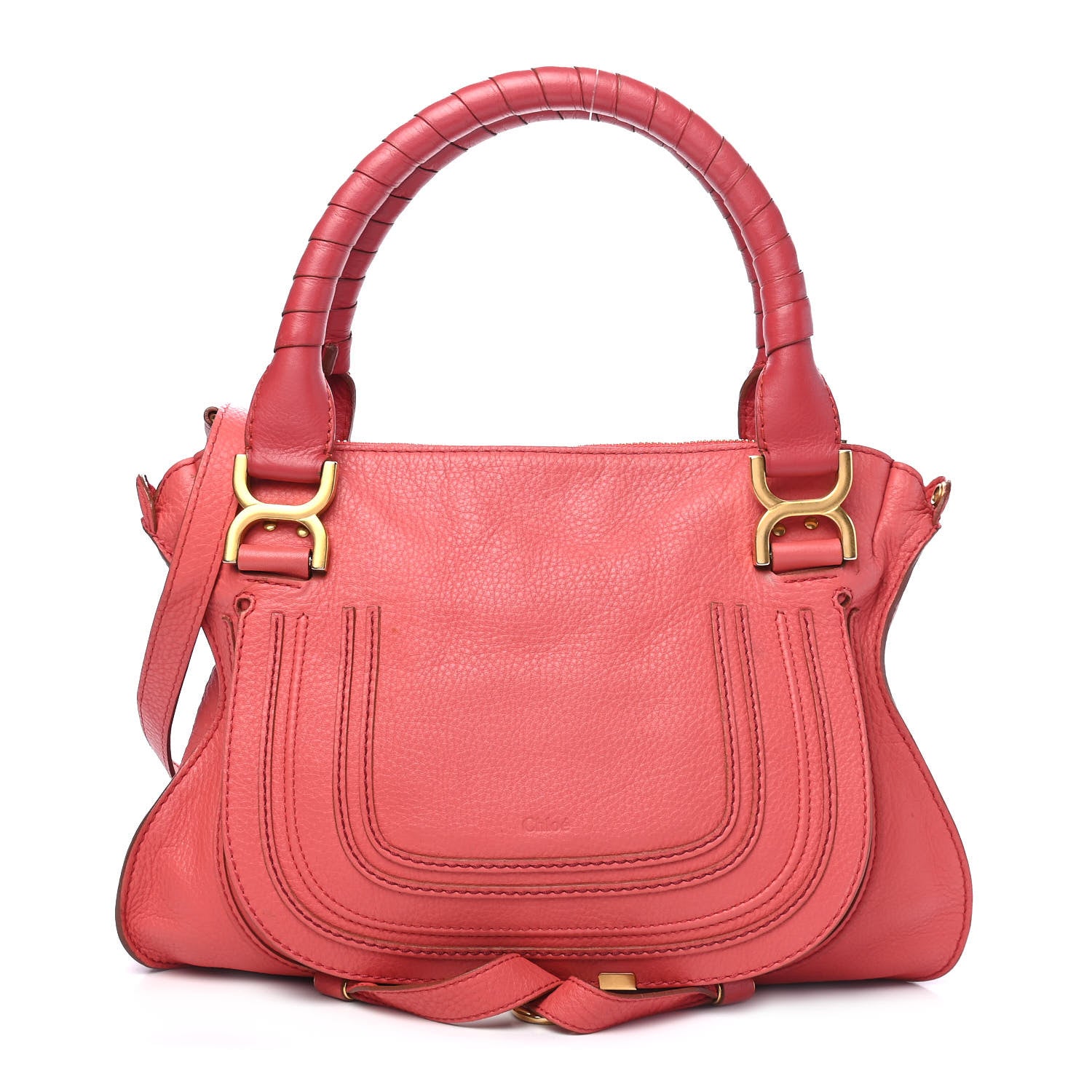 Chloe Calfskin Medium Marcie Satchel Paradise Pink 1 of 8