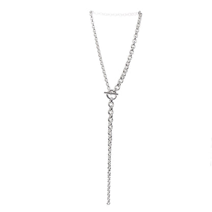 Hermes Sterling Silver Crescendo Necklace 3 of 7