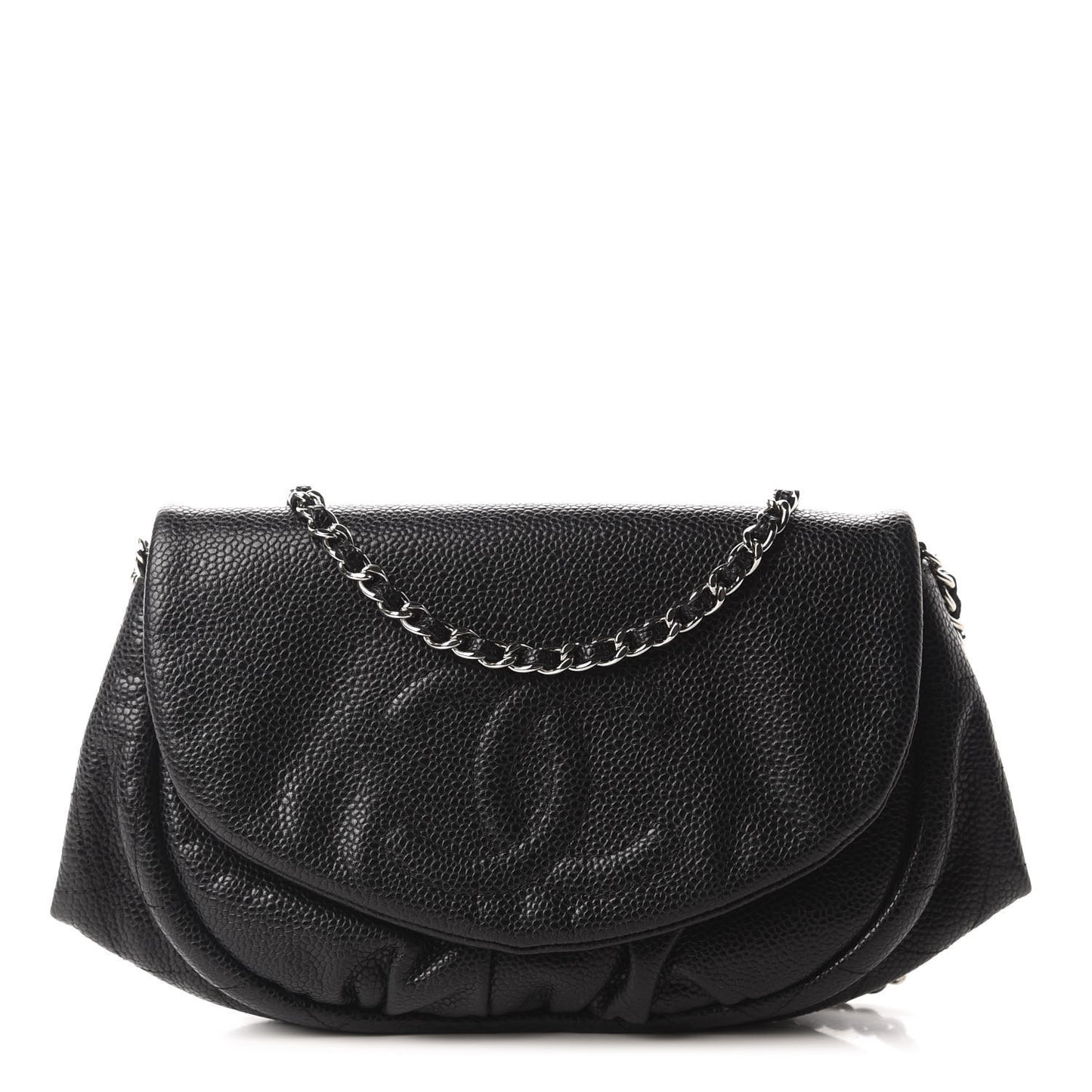 Caviar Half Moon Wallet On Chain WOC Black