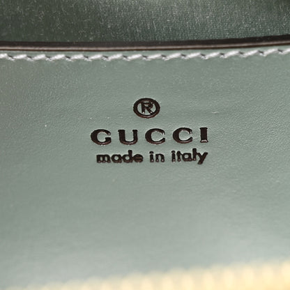 Gucci Iridescent Nappa Chevron Matelasse Small GG Marmont Chain Shoulder Bag Iridescent Salvy Green 6 of 10
