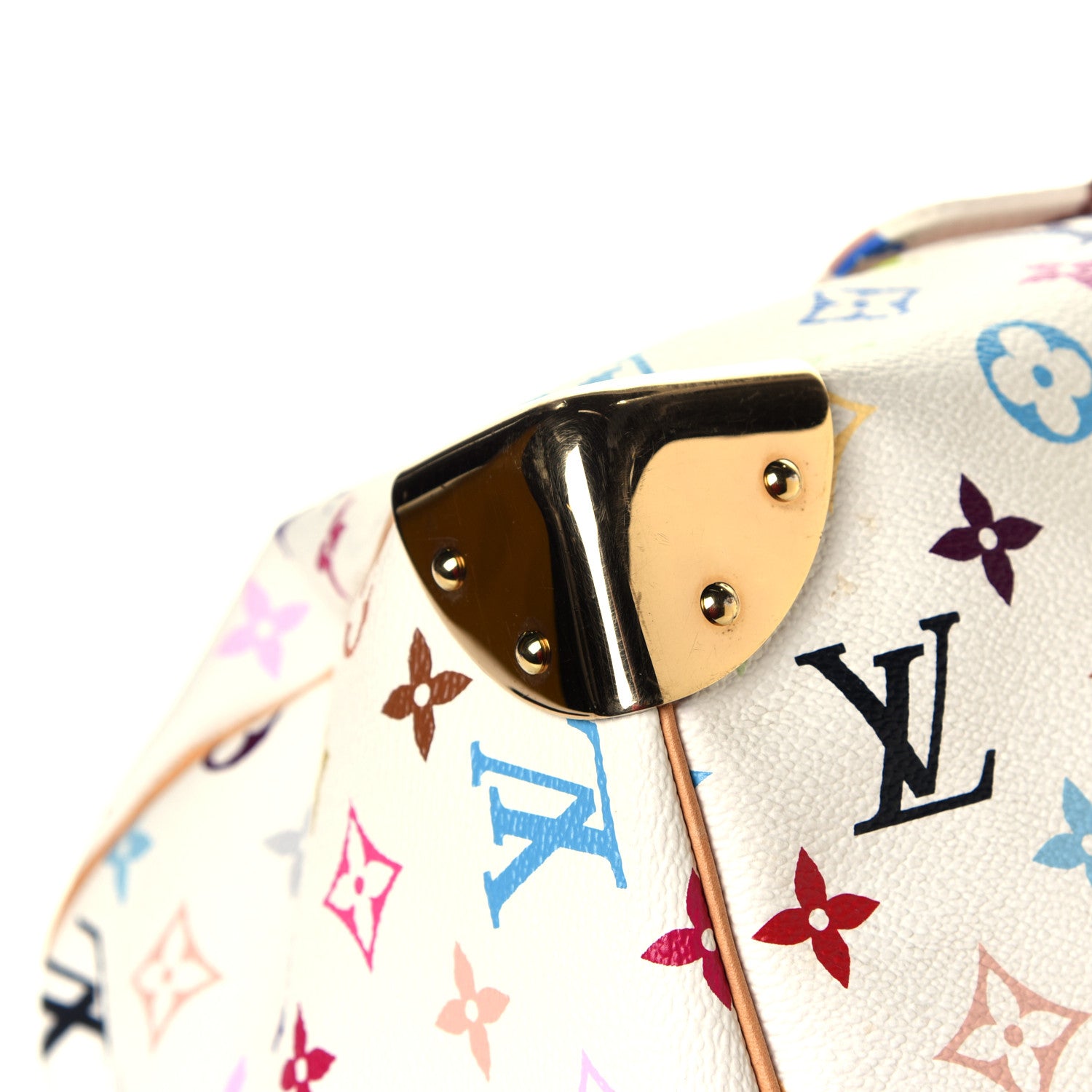 Louis Vuitton Monogram Multicolor Speedy 30 White 10 of 16
