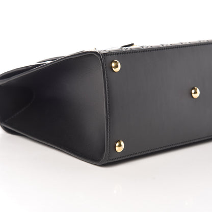 Gucci Guccissima Signature Small Padlock Top Handle Bag Black 8 of 10