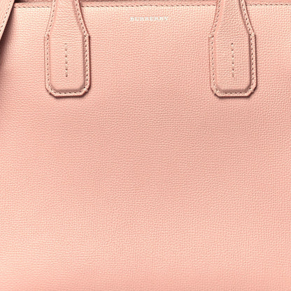 Burberry Grainy Calfskin House Check Medium Banner Tote Ash Rose 6 of 10