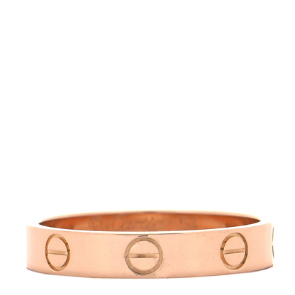 Cartier 18K Pink Gold 3.5mm LOVE Wedding Band Ring 54 7 1 of 5