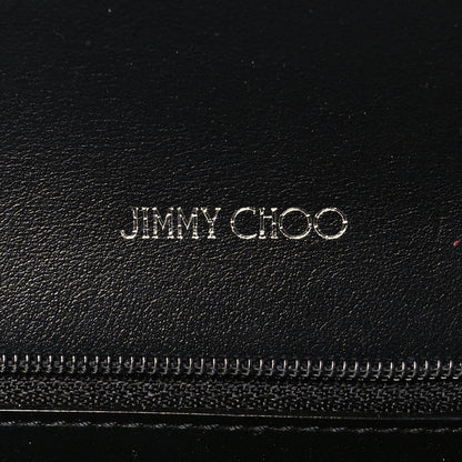 Jimmy Choo Glitter Milla Wallet on Chain Navy Mix 6 of 9