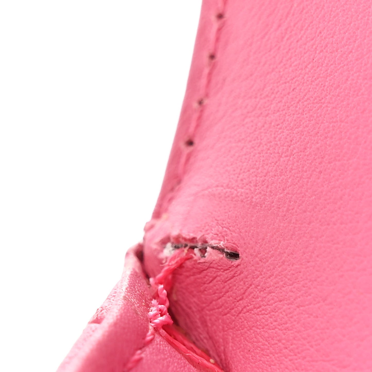 Calfskin Quilted Small Boy Flap Pink