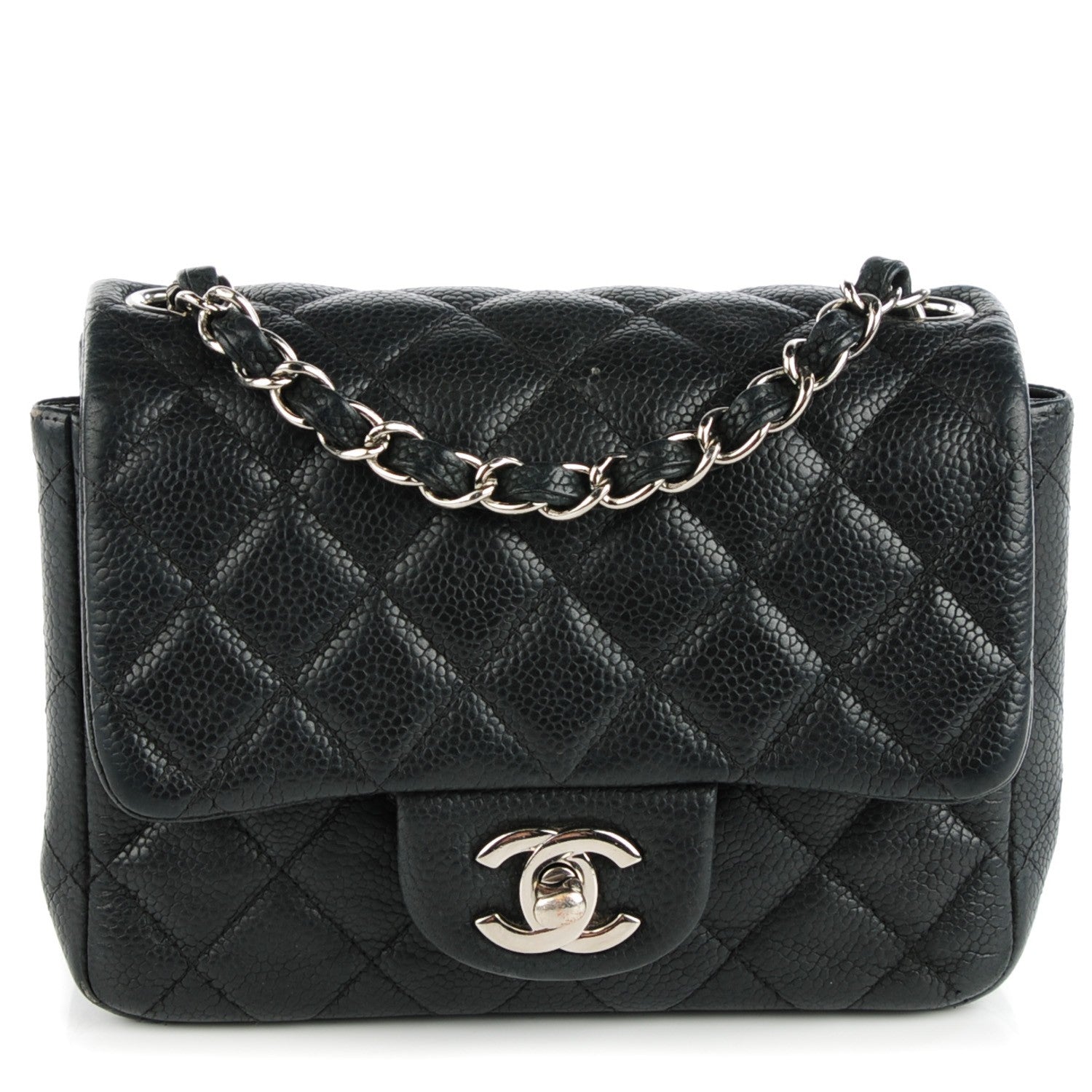 Chanel Caviar Quilted Mini Square Flap Black 1 of 8