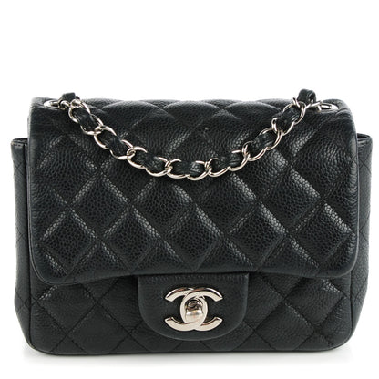 Chanel Caviar Quilted Mini Square Flap Black 1 of 8