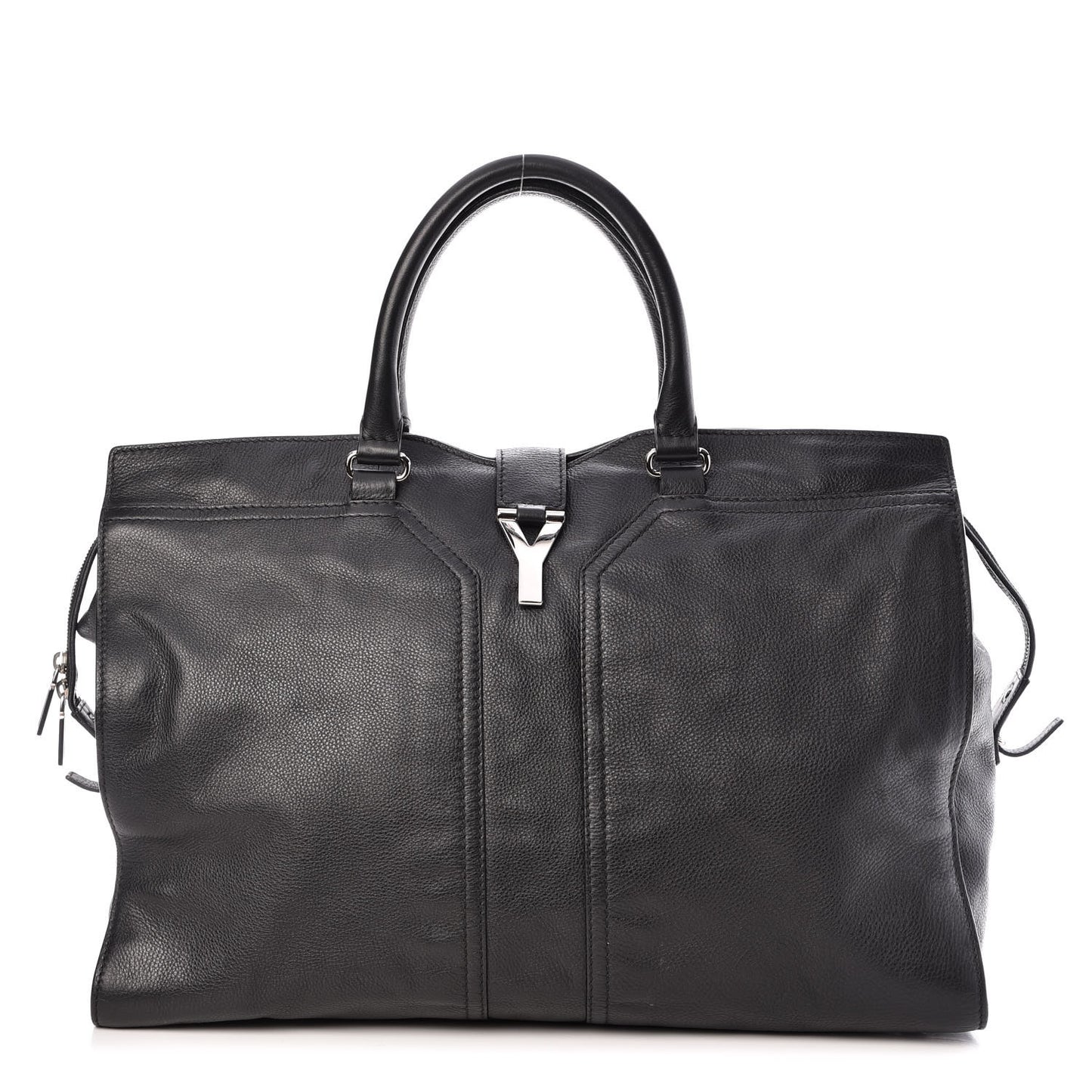 Calfskin Cabas Chyc Weekender Black