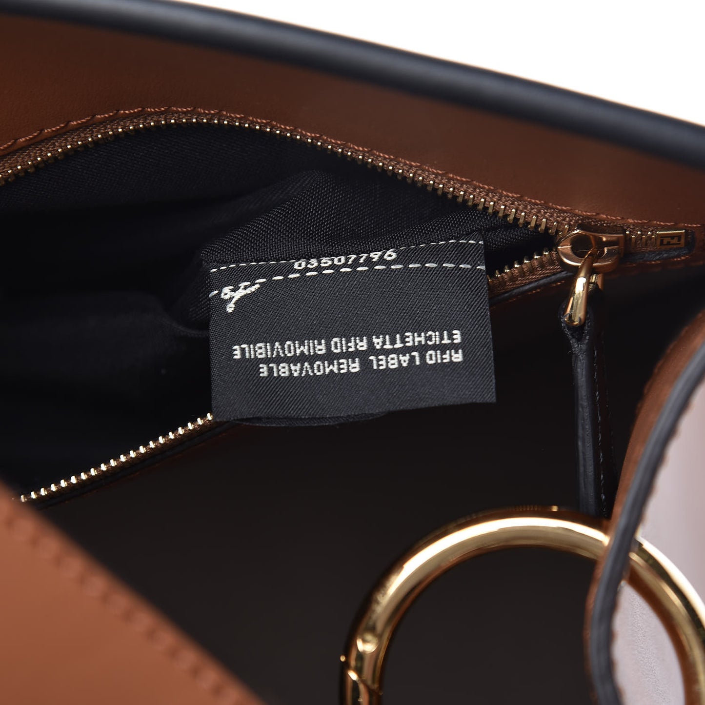 Vitello Century Opaco F is Fendi Bi-Color Regular Runaway Satchel Corteccia Black