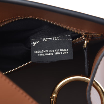 Fendi Vitello Century Opaco F is Fendi Bi-Color Regular Runaway Satchel Corteccia Black 10 of 13