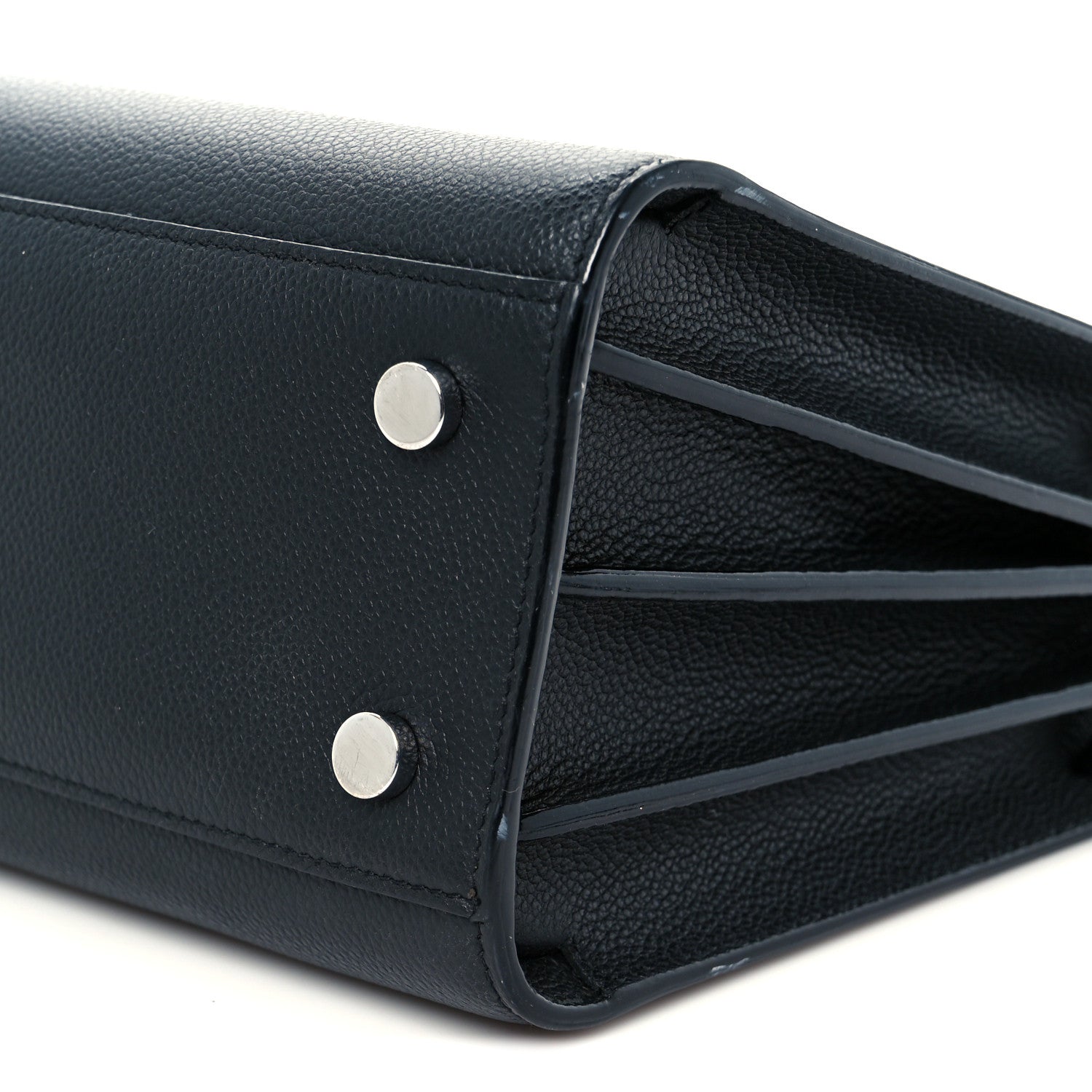 Saint Laurent Grained Calfskin Baby Sac De Jour Black 19 of 21