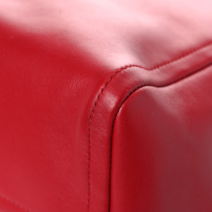 Prada City Calfskin Shopping Tote Red 11 of 24