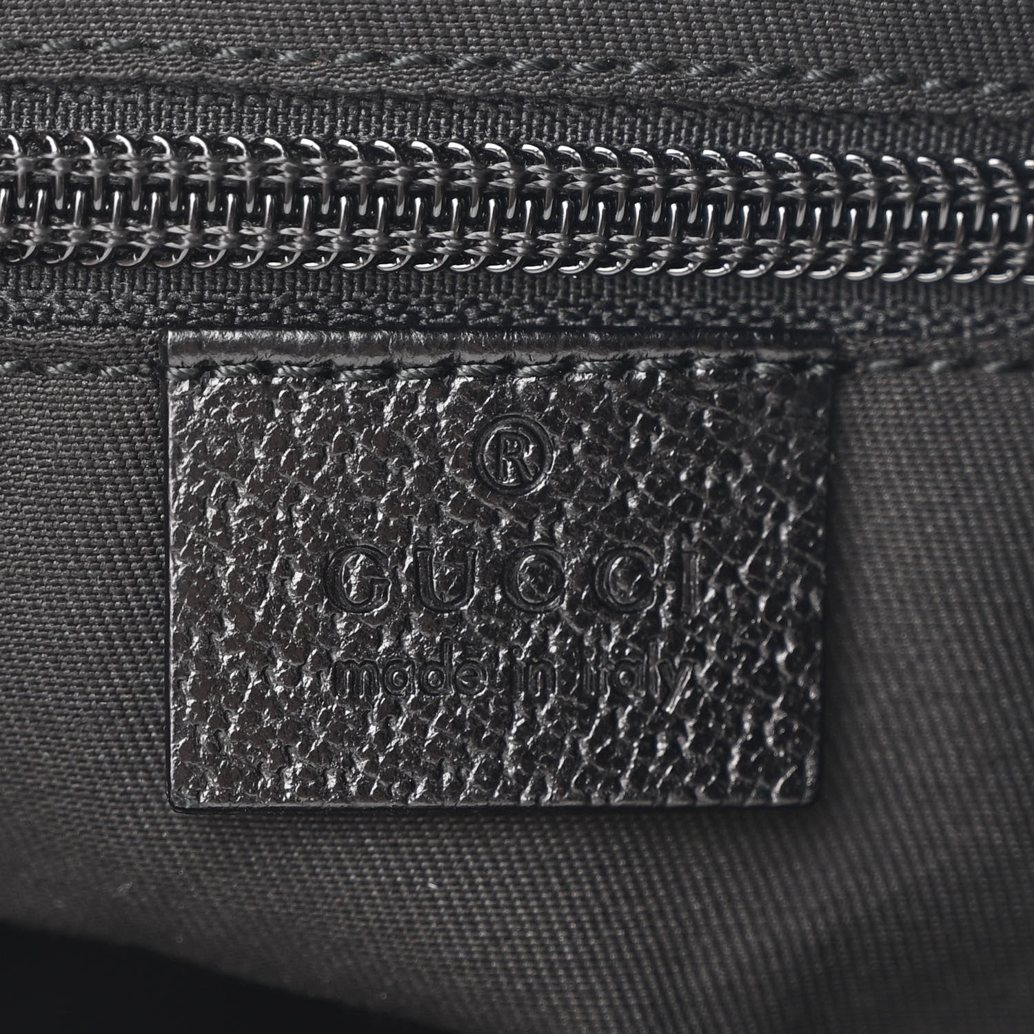 Gucci Monogram Web Medium Half Moon Hobo Black 6 of 10