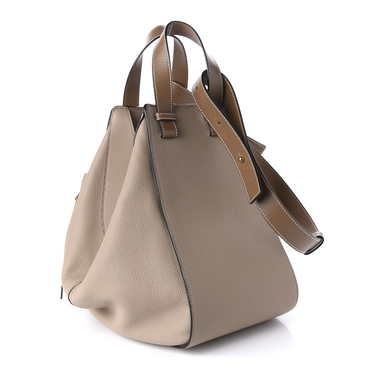 Calfskin Medium Hammock Shoulder Bag Sand Mink