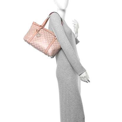 Gucci Crystal Monogram Medium Abbey Tote Blush 2 of 10