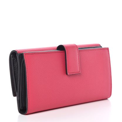 Alexander McQueen Calfskin Skull Continental Wallet Pink 3 of 9