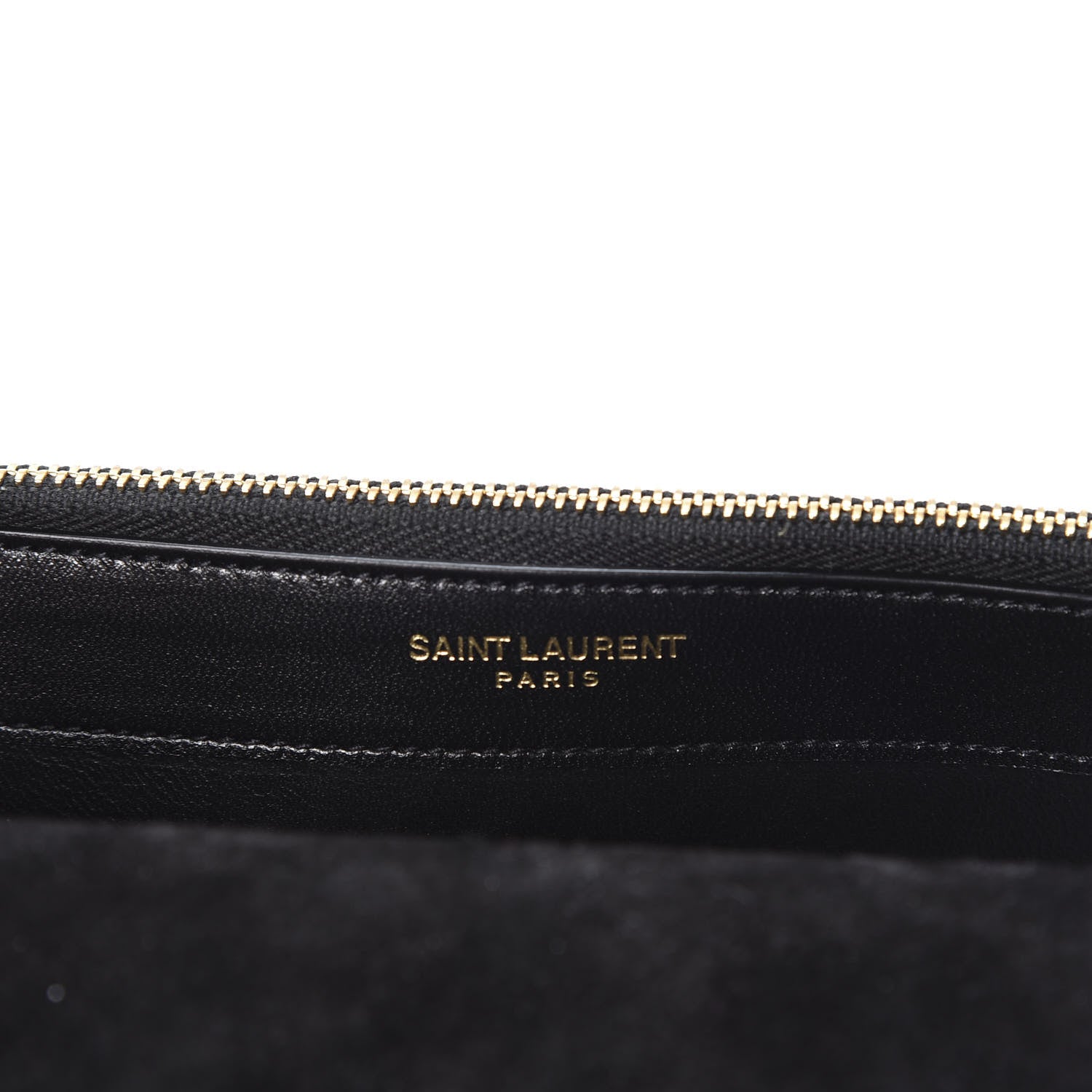 Saint Laurent Metallic Calfskin Classic Monogram Kate Tassel Chain Wallet Fuchsia 7 of 10