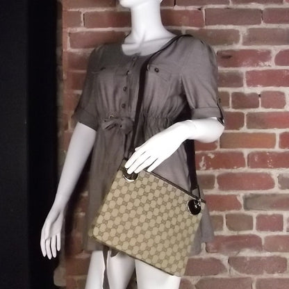 Gucci Monogram Eclipse Messenger Bag 2 of 9