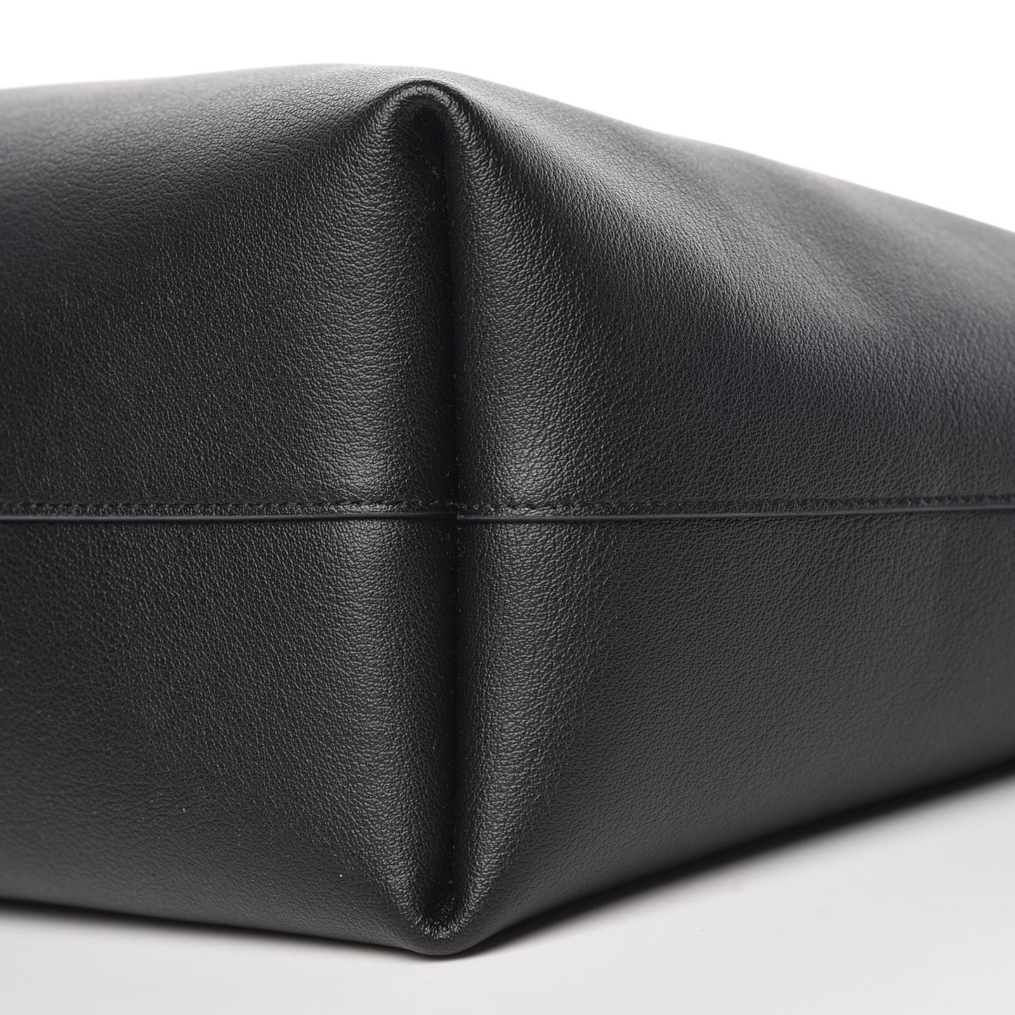 Calfskin Large Shopping Tote Black