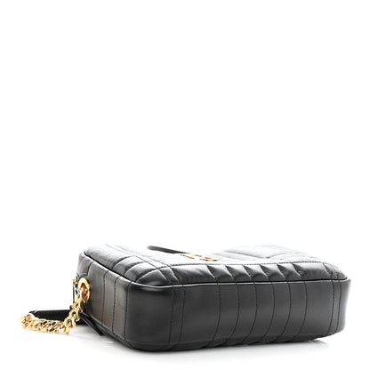 Burberry Calfskin Quilted Small Lola Camera Bag Black 4 of 9