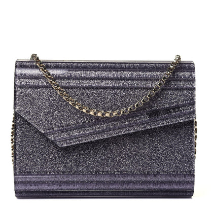 Jimmy Choo Acrylic Glitter Candy Clutch Purple 1 of 4