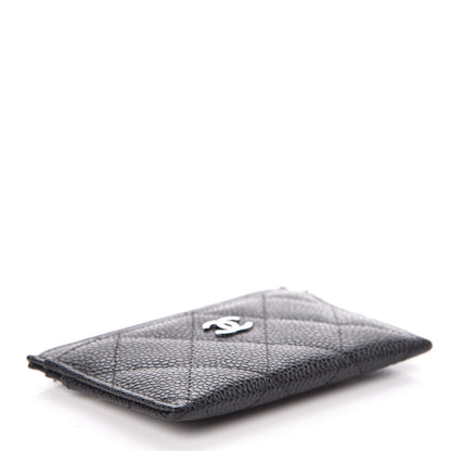 Chanel Caviar Quilted Card Holder Black 4 of 9