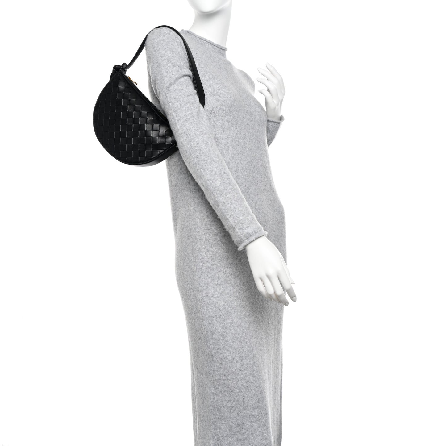 Nappa Intrecciato Mini Sunrise Black