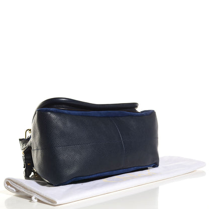 Chloe Suede Calfskin Medium Paraty Midnight Blue 4 of 10