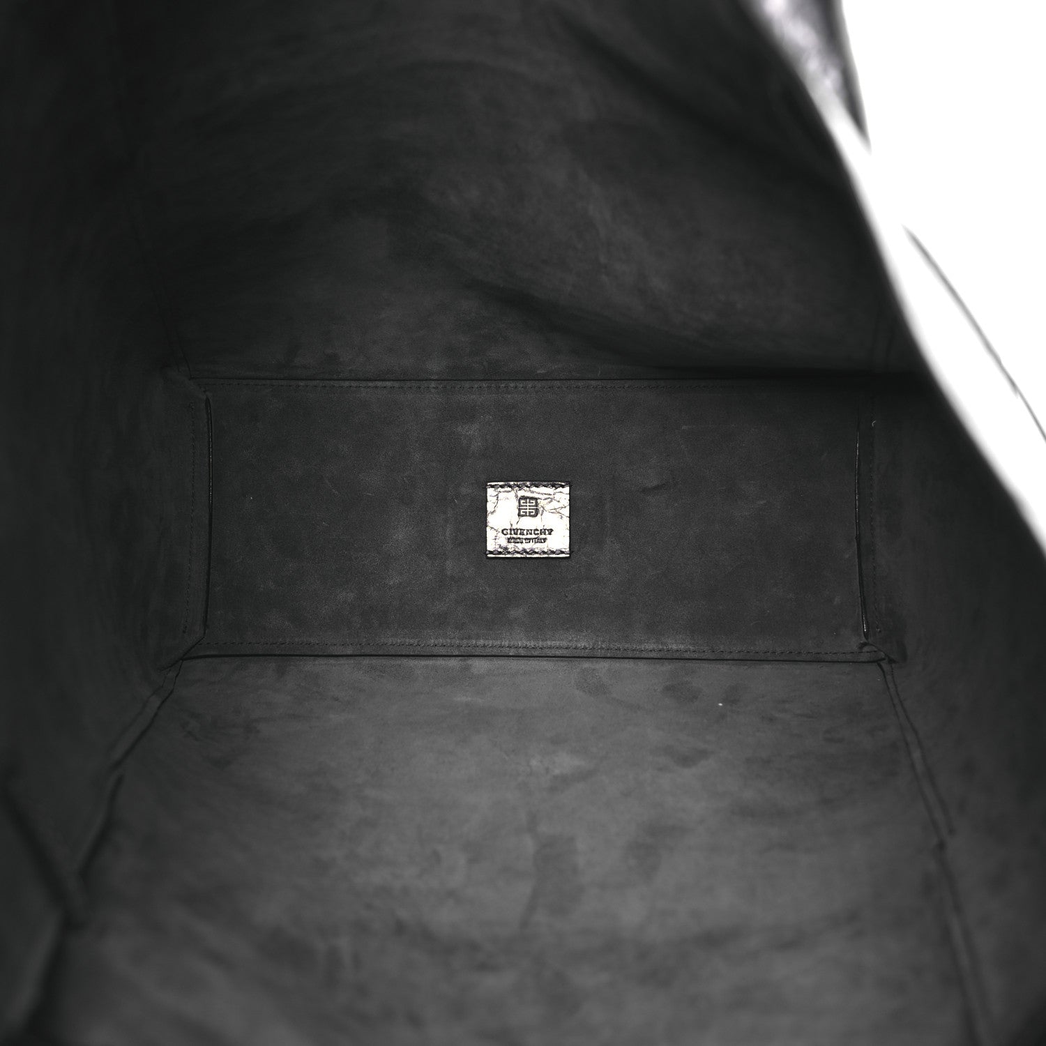 Givenchy Metallic Calfskin Medium Voyou Bag Silver 5 of 13