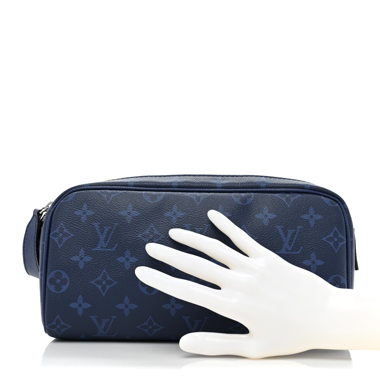 Louis Vuitton Taigarama Dopp Kit Toilet Pouch Cobalt 2 of 10