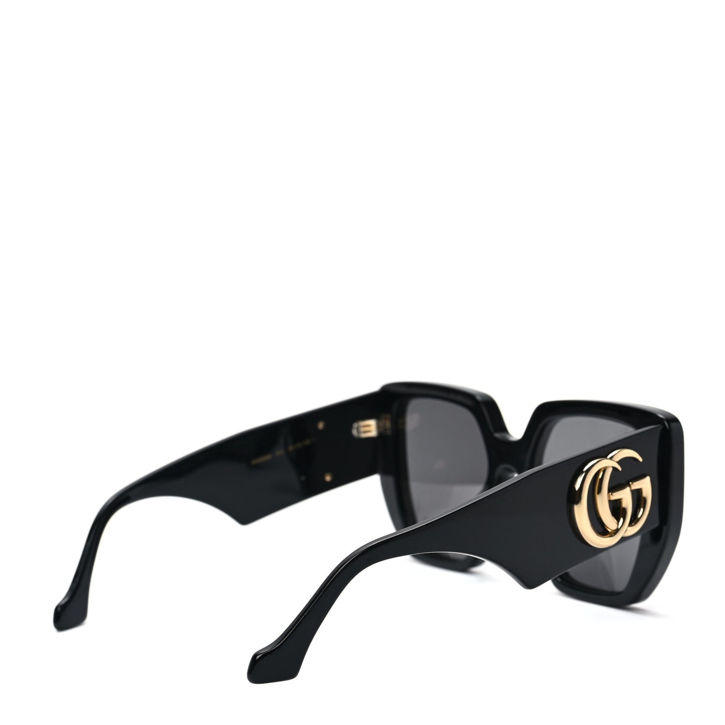 Acetate Square Frame Sunglasses GG0956S Black