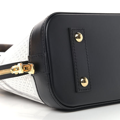 Louis Vuitton X FORNASETTI Calfskin Architettura Alma BB Black White 6 of 7