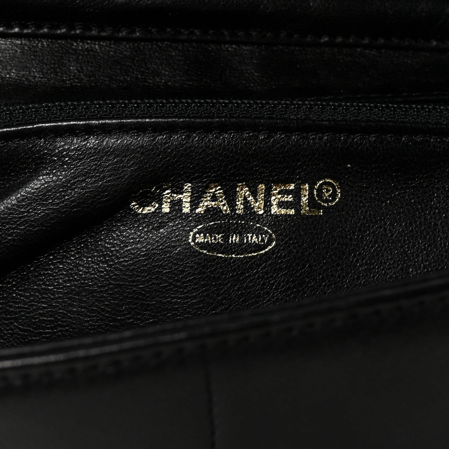 Chanel Lambskin Imperial Eagle Clutch With Chain Black 6 of 10