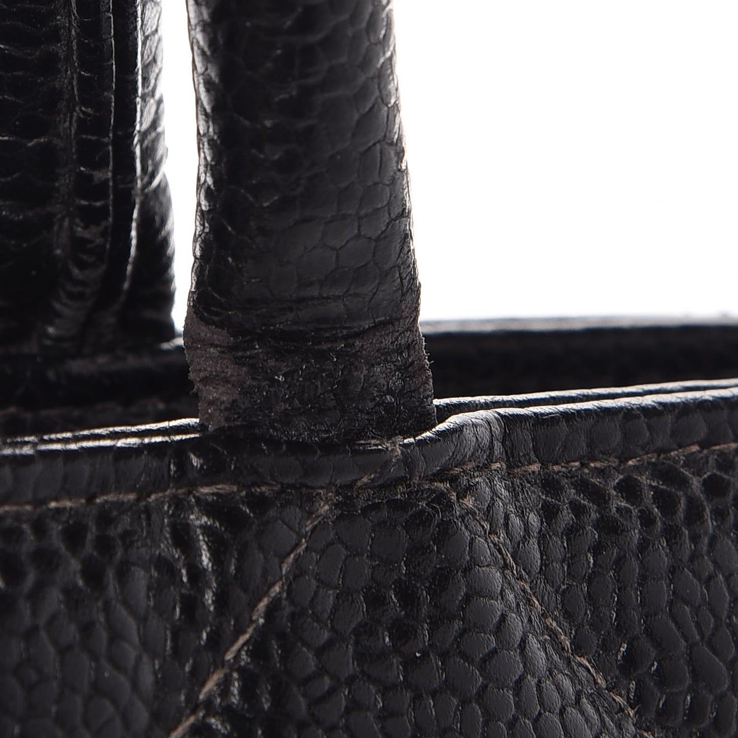 Caviar Quilted Medallion Tote Black