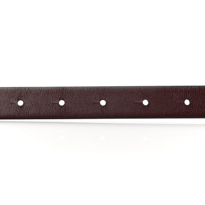 Valentino Garavani Glossy Calfskin VLogo Reversible 40mm Belt 75/30 Rubino White 3 of 10