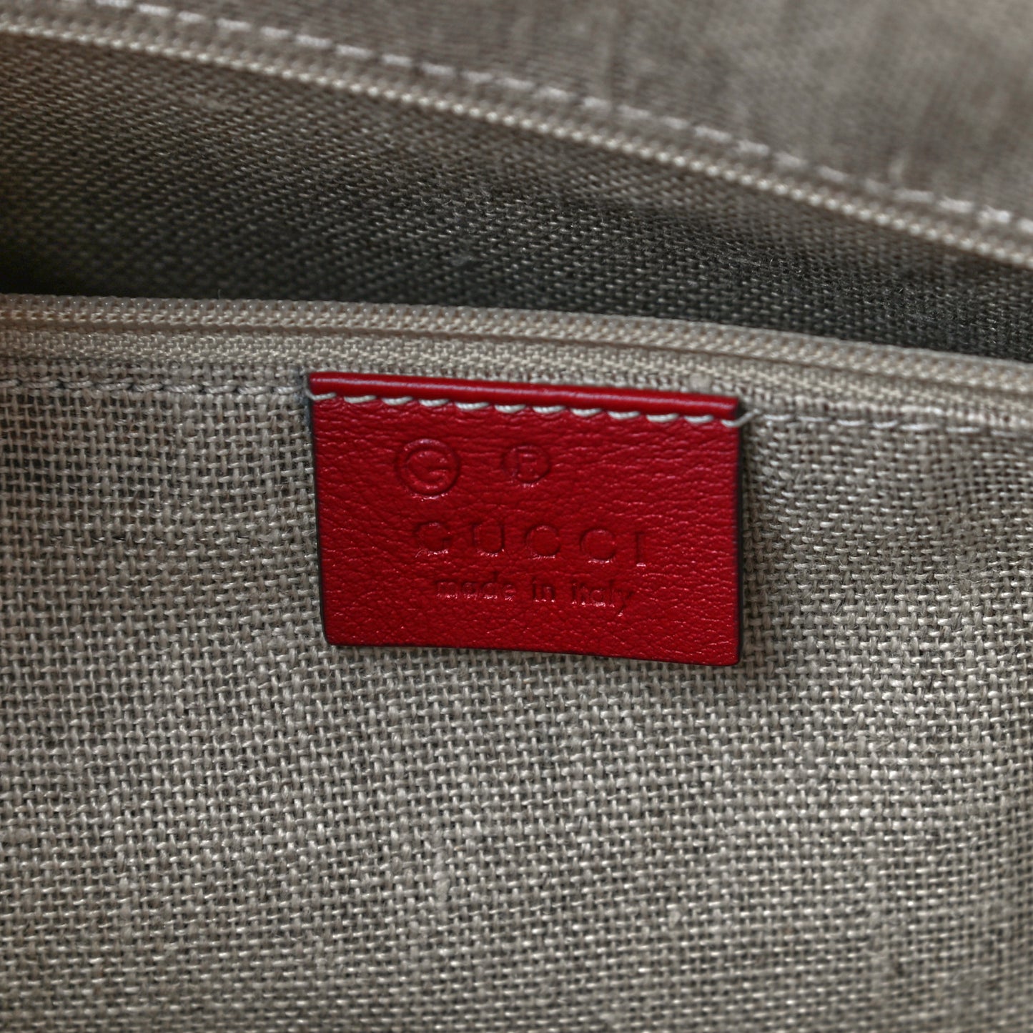 Soft Microguccissima Dome Satchel Red
