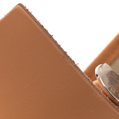Hermes Military Toile Vache Hunter Herbag Zip Retourne 31 PM Beton Naturel 14 of 17