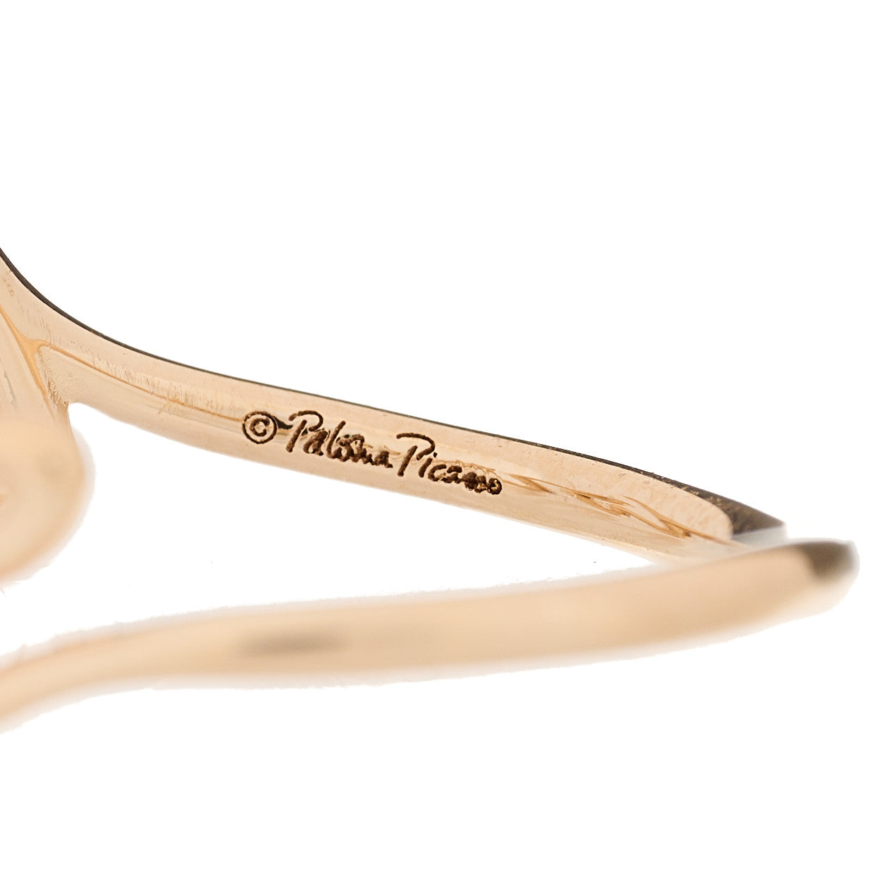 Tiffany 18K Rose Gold Small Paloma's Graffiti Love Ring 50 5.25 5 of 6